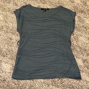 Forever 21 green top, size small with ribbed design
